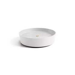 Ecopots Schotel Wheels 40 Pure White