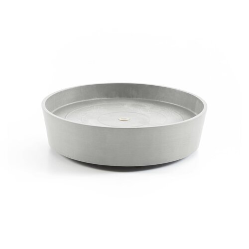 Ecopots Schotel Wheels 50 White Grey