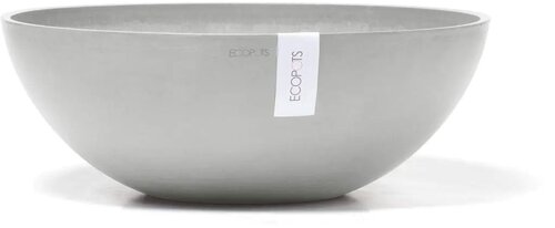 Ecopots Vienna 50 White Grey