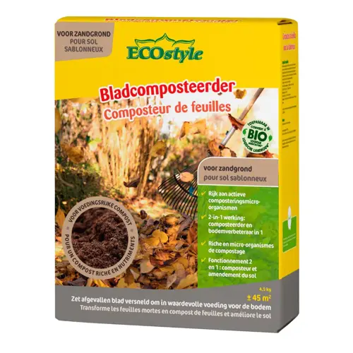 Ecostyle Bladcomposteerder zandgrond 4.5kg - afbeelding 1