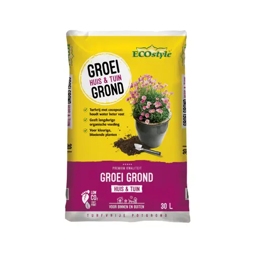 Ecostyle GroeiGrond huis en tuin 30 ltr - afbeelding 1