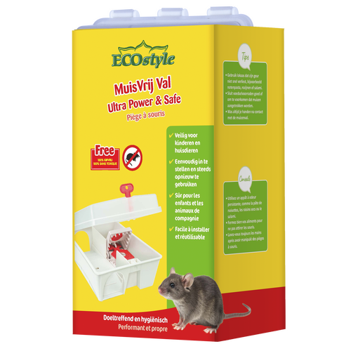 Ecostyle MouseFree Trap Ultra Power & Safe