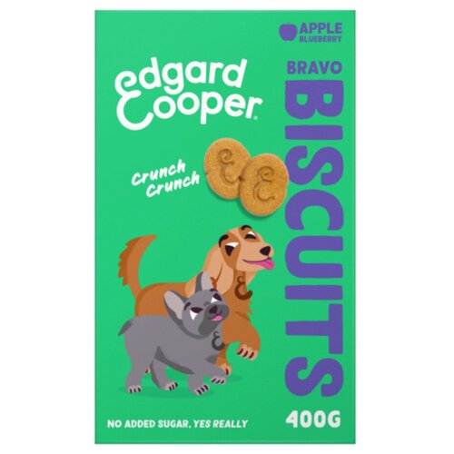 Edgard & Cooper Adult biscuit apple&blueberry 400gr