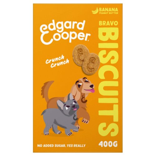 Edgard & cooper Adult biscuit banana&peanut 400gr