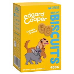 Edgard & cooper Adult biscuit turkey&chicken 400gr