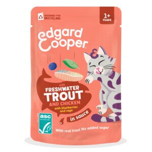 Edgard & cooper Adult forel&kip in saus 85g