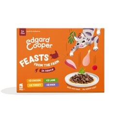 Edgard & cooper Adult vlees in saus 12x85g