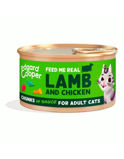 Edgard & Cooper Cat adult chuncks lamb/chicken 85g