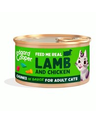 Edgard & Cooper Cat adult chuncks lamb/chicken 85g
