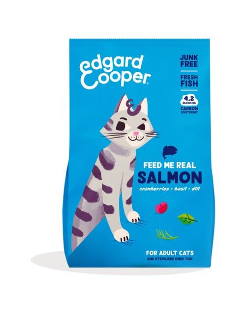 Edgard & cooper Cat adult dry salmon 325g