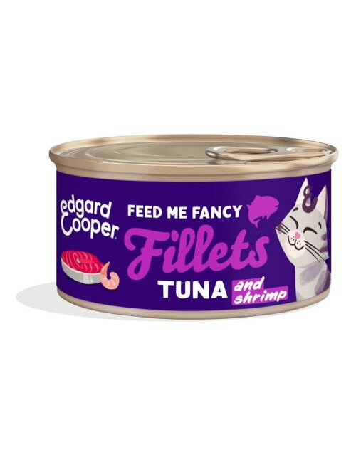 Edgard & Cooper Cat fillets tuna/shrimp 70g