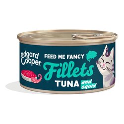 Edgard & cooper Cat fillets tuna/squid 70g