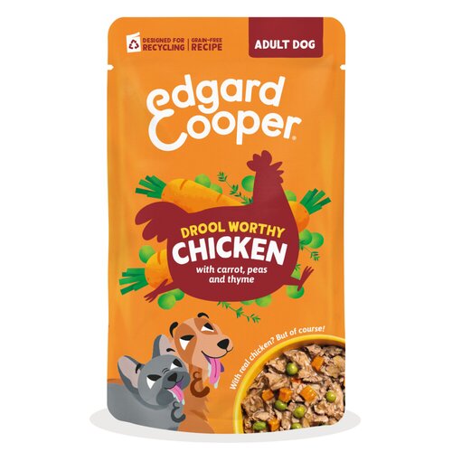 Edgard & cooper Hond adult stew pouch kip 150g