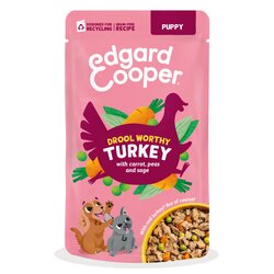 Edgard & cooper Hond puppy stew pouch kalkoen 150g