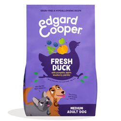 Edgard & cooper Hondenvoer droog adult eend medium 2.5kg