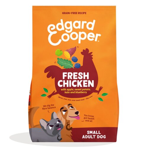 Edgard & cooper Hondenvoer droog adult small kip 3kg