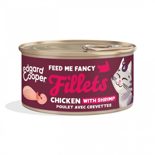 Edgard & cooper Kattenvoer filet kip&garnaal 70g