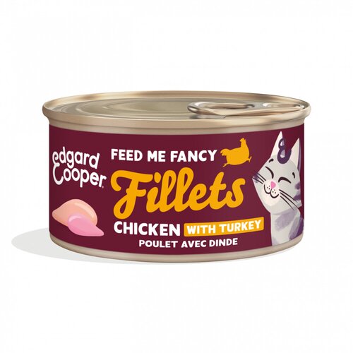 Edgard & cooper Kattenvoer filet kip&kl 70g