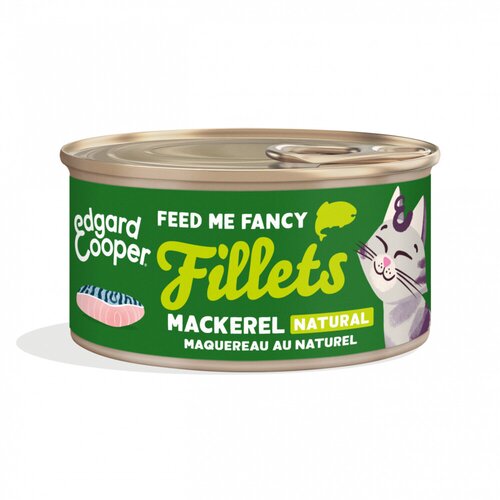Edgard&cooper Kattenvoer filet makreel 70g