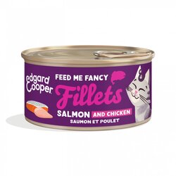 Edgard & cooper Kattenvoer filet zalm&kip 70g