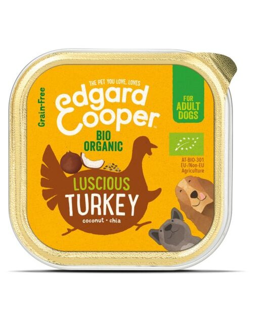 Edgard & cooper Kuipje kalkoen org box 100g