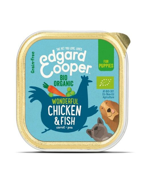 Edgard & cooper Kuipje kip pup org box 100g