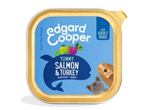 Edgard & cooper Kuipje zalm/kalkoen 150g