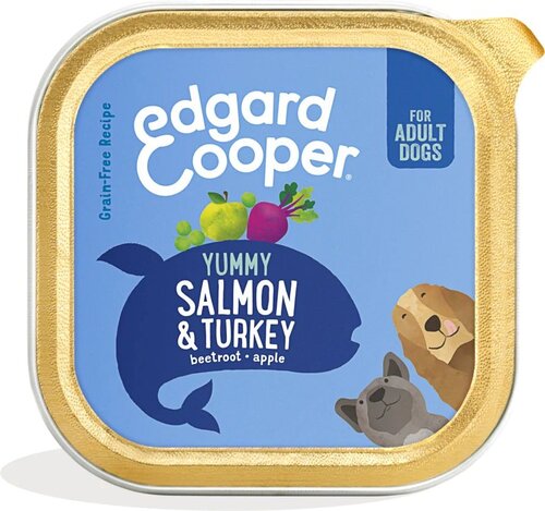 Edgard & cooper Kuipje zalm/kalkoen 300g