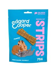 Edgard&Cooper Strips adult salmon&chicken 75g