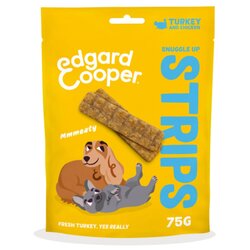 Edgard & cooper Strips adult turkey&chicken 75g
