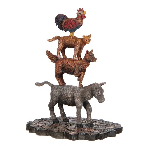 Efteling Bremer stadsmuzikanten - l7,5xb6xh10cm