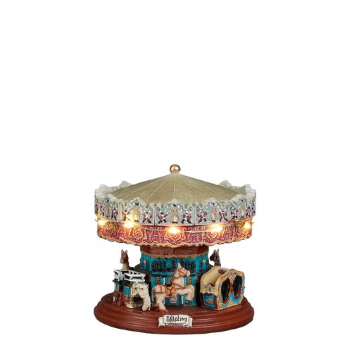 Efteling Carrousel werkt op batterijen - h8,5xd9cm