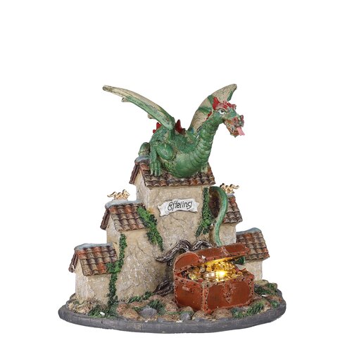 Efteling De Draak werkt op batterijen - l16,5xb9,5xh17,5cm
