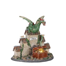 Efteling De Draak werkt op batterijen - l16,5xb9,5xh17,5cm