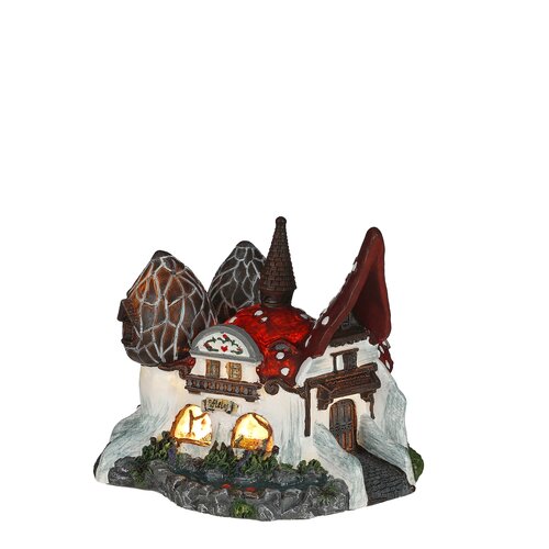 Efteling Huis van de Kabouters werkt op batterijen - l10,5xw9,5xh8,5cm
