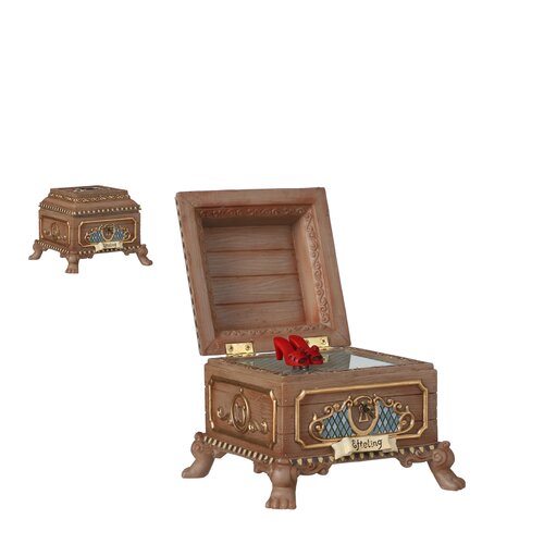Efteling Muziekdoos rode schoentjes - l13xb13xh10,5cm