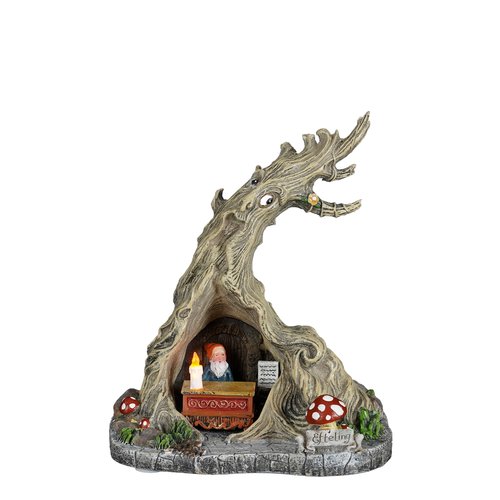 Efteling Muziekkabouter in Holle Boom, op batterijen.