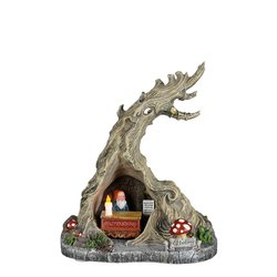 Efteling Muziekkabouter in Holle Boom, op batterijen.