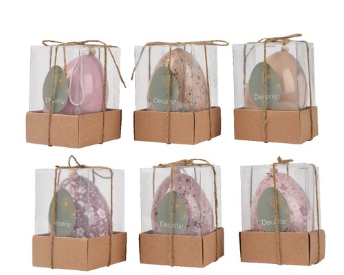 DECORIS Ei foam d9h12cm a6