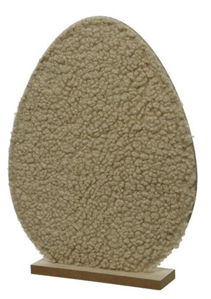 DECORIS Ei polyester l5b25h33cm beige