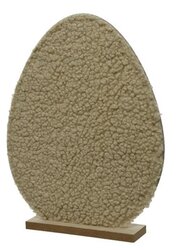 DECORIS Ei polyester l5b25h33cm beige
