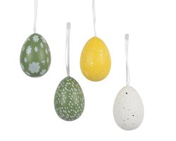 DECORIS Ei polystyreen d3.5h5cm a3 8st