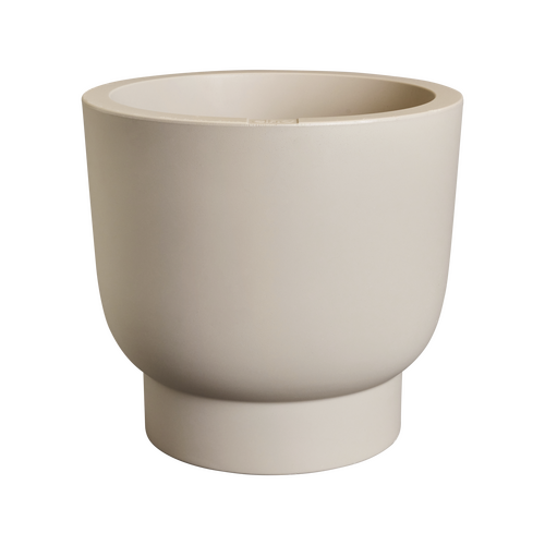 Elho Amber Grail 47 - Beige - Ø 47 x H 45 cm - Binnen en Buiten - 100% gerecycled