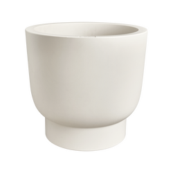 Elho Amber Grail 47 - Wit - Ø 47 x H 45 cm - Binnen en Buiten - 100% gerecycled