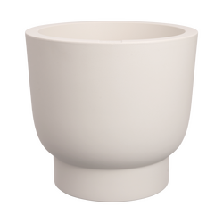 Elho Amber Grail 58 - Wit - Ø 58 x H 55 cm - Binnen en Buiten - 100% gerecycled