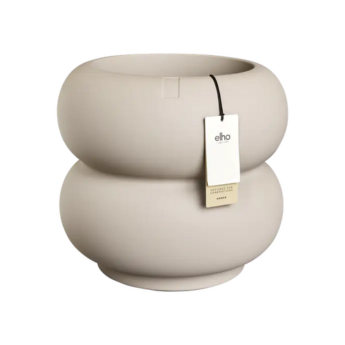 Elho Amber Roll Low 43 -  - ø 43 x H 40 cm - Binnen en Buiten - 100% gerecycled