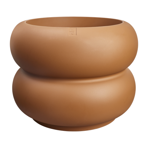 Elho Amber Roll Low 60 - Bruin - L 60 x B  x H 46 cm - Binnen en Buiten - 100% gerecycled