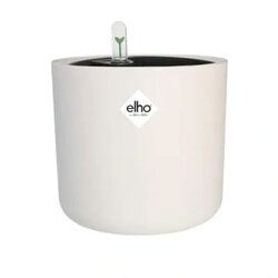 Elho B.for Soft Rond 22 met Self-Watering Insert - Bloempot met Watermeter - 100% Gerecycled Plastic