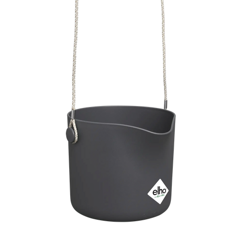 Elho B.for Swing 18 - Bloempot - Kleur: Antraciet - Binnen - Ø 18 x H 16.5 cm
