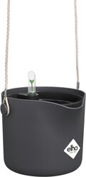 Elho B.for Swing 18 met Self-Watering Insert - Hangpot met Watermeter - 100% Gerecycled Plastic